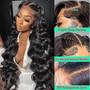 Imagem de Peruca Frontal de Renda Fongly Body Wave 26" - Cabelo Humano com 200% de Densidade