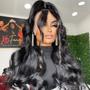 Imagem de Peruca Frontal de Renda Fongly Body Wave 26" - Cabelo Humano com 200% de Densidade