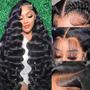 Imagem de Peruca Frontal de Renda Hakaniya Body Wave 26" - Cabelo Humano com 180% de Densidade