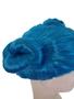 Imagem de Peruca infantil cabelo azul com coques estilo bonequinha