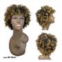 Imagem de Peruca Lace Wig Cabelo Cacheado Afro Curta Fashion Line