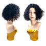 Imagem de Peruca Lace Wig Cacheada Afro Cabelo Natural Aproxim 28 Cm