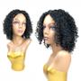 Imagem de Peruca Lace Wig Cacheada Curta Cabelo Fibra Orgânica Premium