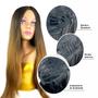 Imagem de Peruca Lace Wig De Fibra Orgânica Cabelo Liso Longo 70Cm