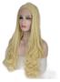 Imagem de Peruca lace wig fibra futura premium com repartição fixa e 100cm Loira 