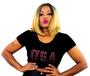Imagem de Peruca Lace Wig Importada Lisa Sem Franja  - Repartição Fixa Com Micropele +Regulador