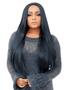 Imagem de Peruca Lace Wig Lisa Com Franja -Importada - Fibra Futura - 70CM - Com Micropele - Acabamento Gringo