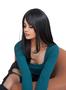 Imagem de Peruca lace Wig Lisa Com Franja Preta  70 cm - wig