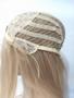 Imagem de Peruca Lace Wig lisa Franjão Loiro Pérola Fibra Futura 80 cm