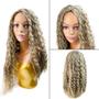 Imagem de Peruca Lace Wig Longa Cabelo Cacheado Fibra Organica Premium