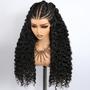 Imagem de Peruca Lemo Beauty Water Wave 13x6 de renda completa para cabelo humano frontal