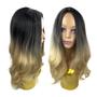 Imagem de Peruca Modelo Jean Wig Ondulada De Cabelo Orgânico Natural 70cm