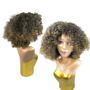 Imagem de Peruca Modelo Sonya Cabelo Encaracolado Curto Afro Fibra Premium