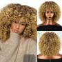 Imagem de peruca organica premium cacheada wig aspecto de natural afro