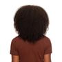 Imagem de Peruca U-Part Cabelo Humano Cacheado 60cm Textura Kinky De Benguela (Castanho Escuro)