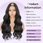 Imagem de Peruca Wavy V Part Emistar Wear And Go U Part Body Wave 24 polegadas