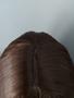 Imagem de Peruca, wig, castanho claro, preta, castanho escuro, com franja, lisa, 75cm, premium