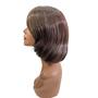 Imagem de Peruca Wig Curta Corte Moderno Castanho com Mechas Com franja