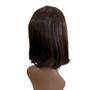 Imagem de Peruca Wig Curta Corte Moderno Castanho com Mechas Com franja