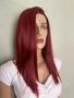 Imagem de Peruca, wig, marsala, ruiva, 40cm, premium, curta