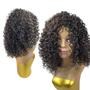 Imagem de Peruca Wig Modelo Georgia Fibra Premium Cacheada Afro Volumosa