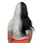 Imagem de Peruca Wig Para Cosplay Cruella Preto e Branco Fibra Orgânica