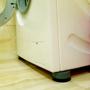 Imagem de Pes anti vibracao maquina de lavar roupa kit 4 pezinhos fogao geladeira secadora nivelador multiuso