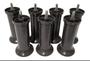 Imagem de Pes para cama box pvc kit com 7 pes com 12 cm de altura