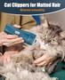 Imagem de Pet Clipper Oneisall para cabelos emaranhados de gatos sem fio com acessórios