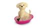 Imagem de Pet da Barbie cachorrinho Taffy Brinquedo com acessórios coleira banheira toalha de banho 