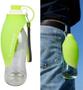 Imagem de Pet Dog Portable Water Bottle Leaf Shaped Receptacle Outing Supplies For Outdoor Travel Drinking Device Kettle Pet Supplies Alimentação de cães