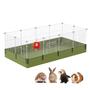 Imagem de Pet Playpen Almaybe C&C Guinea Pig Cage expansível com 12 painéis