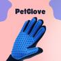 Imagem de PetGlove Luva Removedora de Pelos com Silicone Nano Magnético Escova Tira Pelo Cães e Gatos Pet