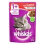 Imagem de Petisco Whiskas Sachê para Gatos Sabor Carne ao Molho 85 gr