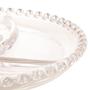 Imagem de Petisqueira 23cm Cristal Coração Com 3 Divisórias Lyor