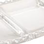 Imagem de Petisqueira 30 Cm De Cristal Com 3 Divisões Oval Pearl Wolff