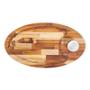 Imagem de Petisqueira Oval Com 1 Ramekin 45x25cm Tecawood