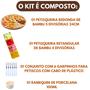 Imagem de Petisqueira Redonda Kit Petisqueira Mini Petisqueira Retangular Kit 4 Peças