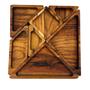 Imagem de Petisqueira Tangram De Madeira Com 7 Peças Para Servir