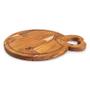 Imagem de Petisqueira Teca Com Alça De Coração 36x29cm Tecawood