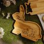 Imagem de Petisqueira Woodart New Easter Coelho De Madeira Pinus 30x25cm