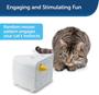 Imagem de PetSafe Automatic Cheese Cat Toy, Interactive Electronic Mouse Hunt, Durable Toy with Multiple Play Modes, Fun for Kittens to Pounce and Play, White/Yellow, 5" x 5.75" x 7.5" (536161)