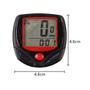 Imagem de Pezinho de Bike Velocimetro com Fio Lanterna Frontal com Led T6 e Pisca Traseiro Kit 4 itens