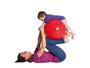 Imagem de Physio Roll 40x65cm Vermelho Gymnic Italiana Bola Feijão Postura Funcional Fisioterapia