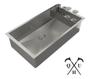 Imagem de Pia Cuba Aço Inox C/ Escorredor C/ Valvula 70x40