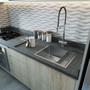 Imagem de Pia Retangular Designer Luxuoso C/escorredor Versátil 50x40