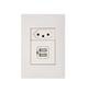 Imagem de Pial Plus+ Tomada + 2x Usb 2400ma 10a Branca 615093BC