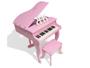 Imagem de Piano de cauda turbo infantil 30 teclas rosa