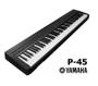 Imagem de Piano Digital Yamaha P45B Preto 88 Teclas com Fonte