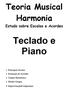 Imagem de Piano e Teclado - Teoria de Escalas e Acordes Harmonia